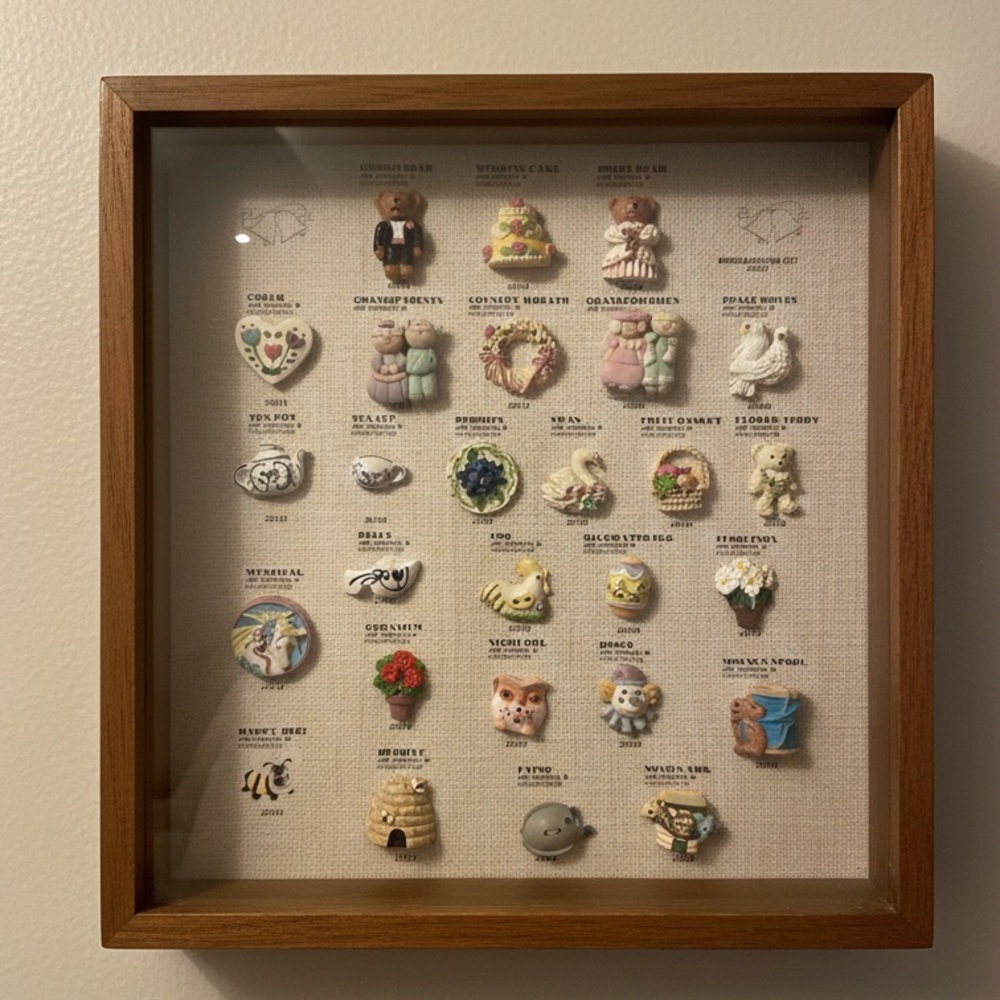 JHB  Vintage 1999 Country Collection Button Card #8